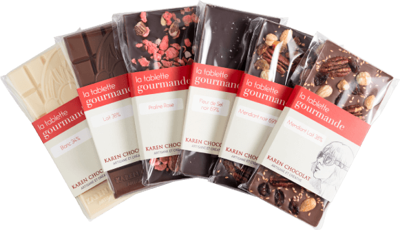 Tablettes Gourmandes Praline Rose